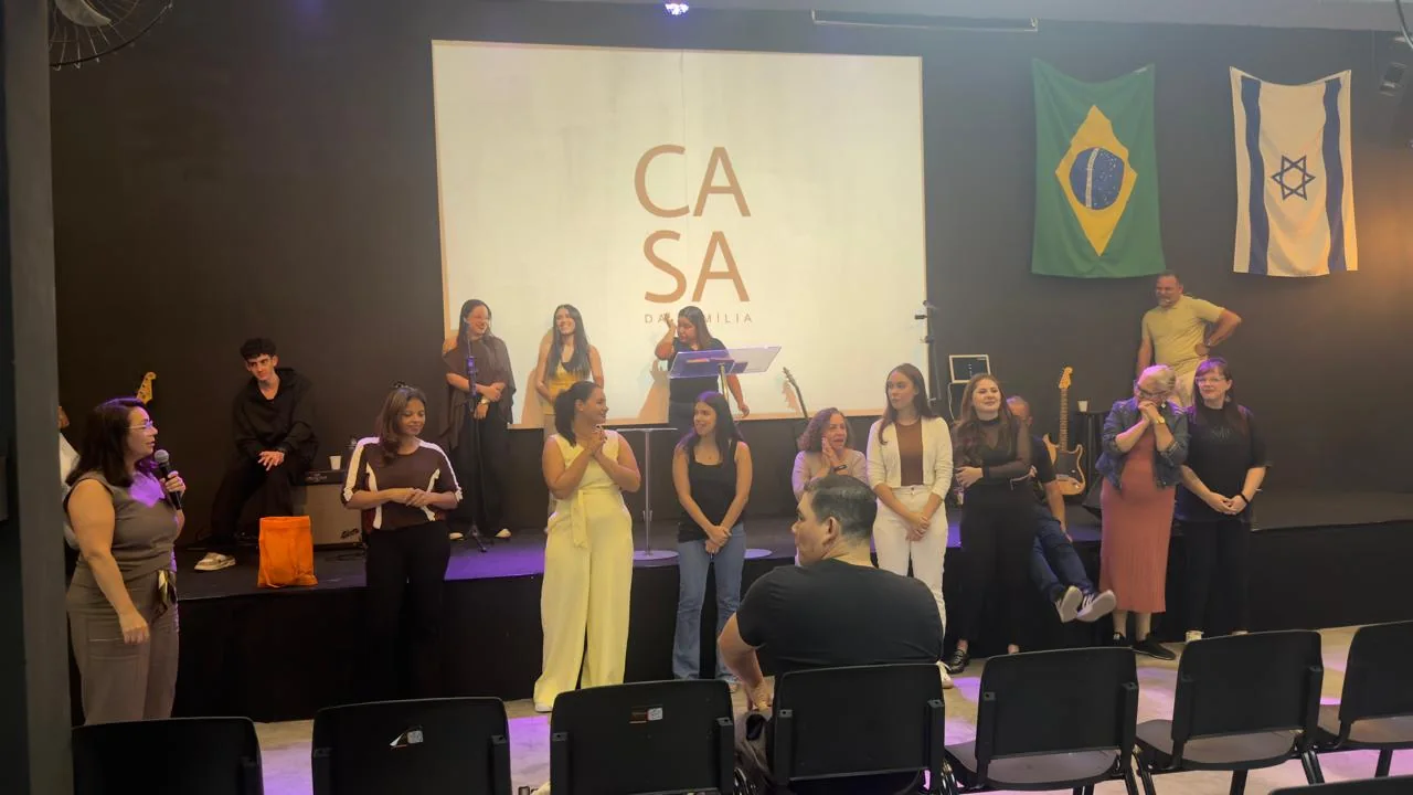 Momento de comunhão durante uma celebração